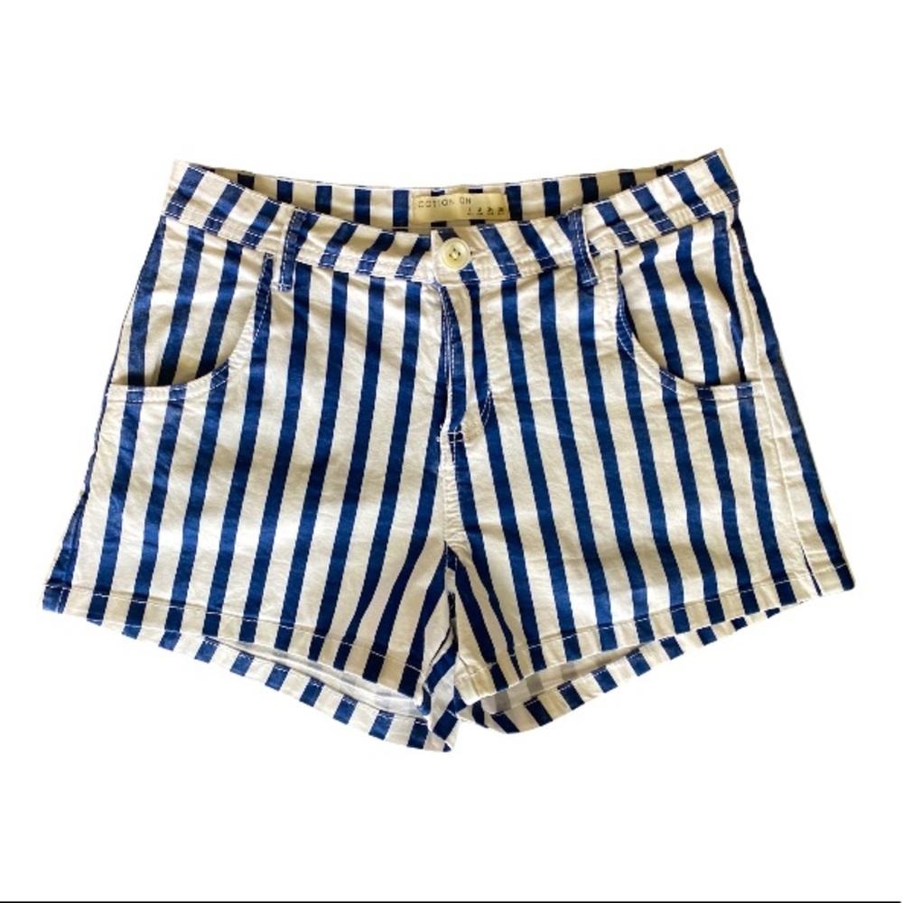 COTTON ON Blue Stripe Shorts